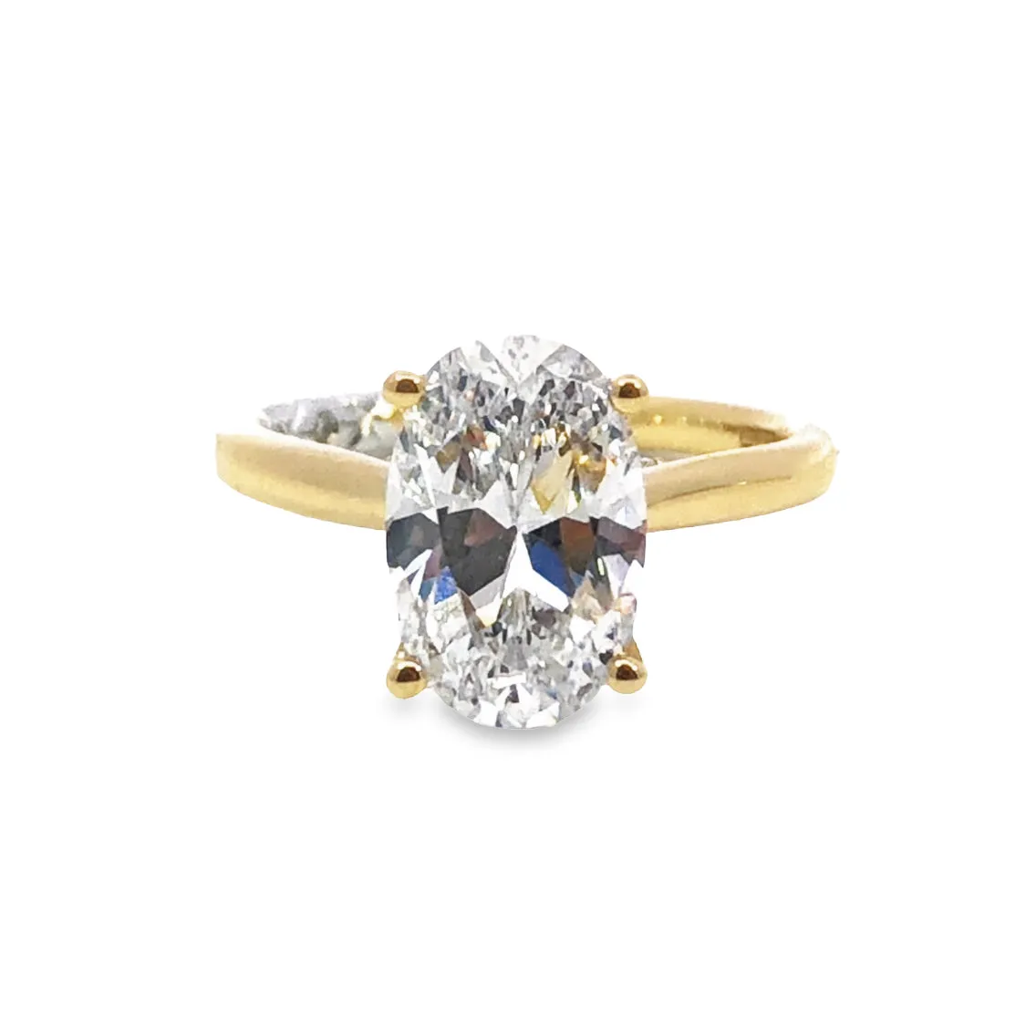 A. JAFFE Halo Engagement Ring