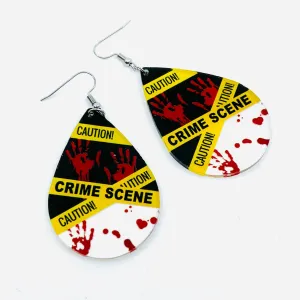 Acrylic Earrings, True Crime