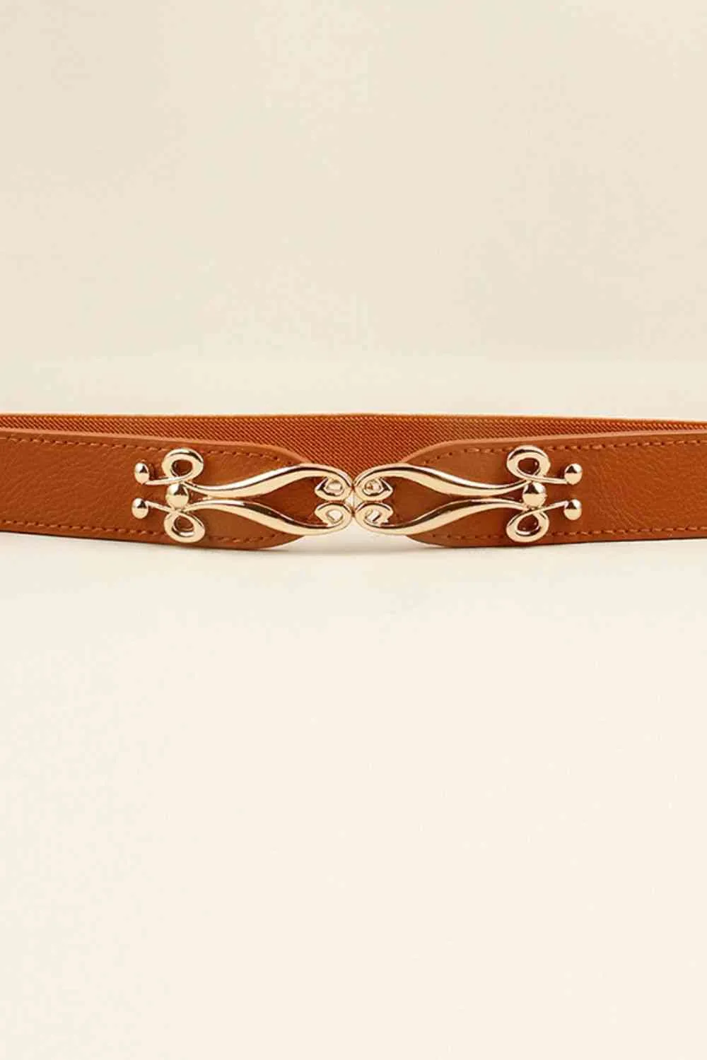 Alloy Buckle Elastic Belt