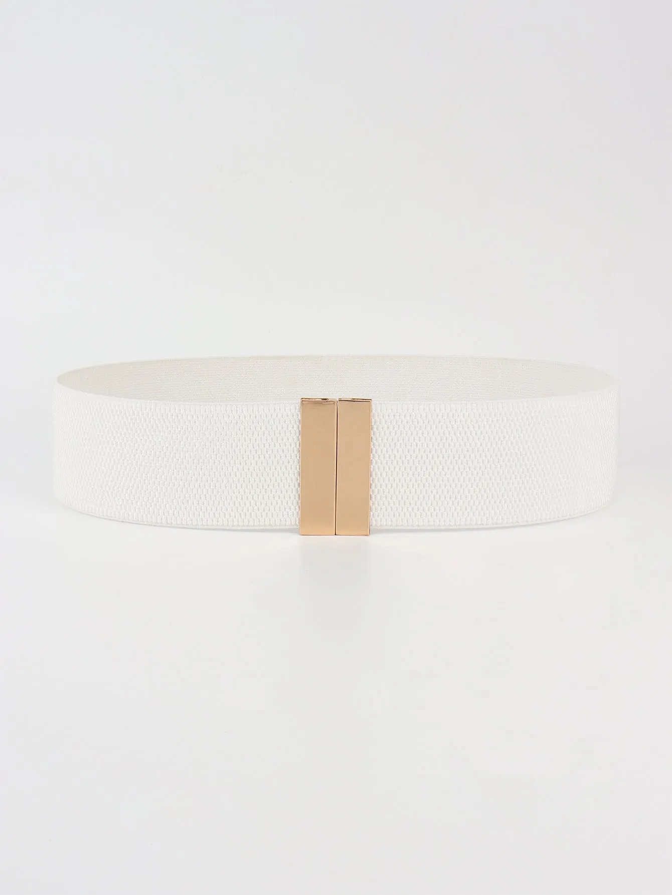 Alloy Buckle Elastic Belt