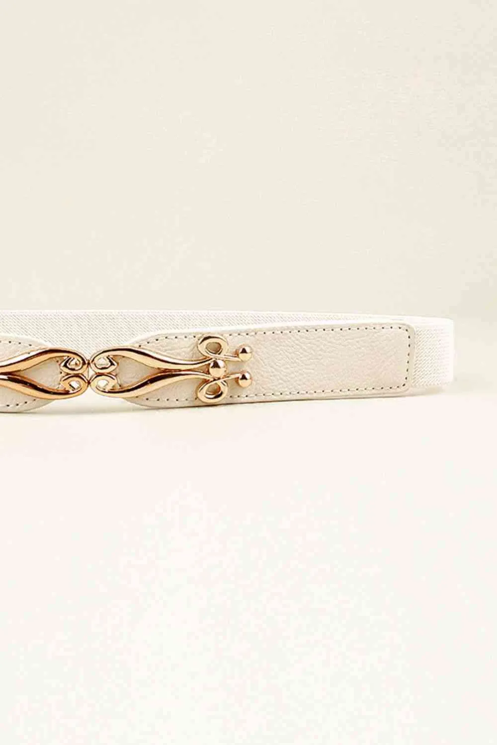 Alloy Buckle Elastic Belt