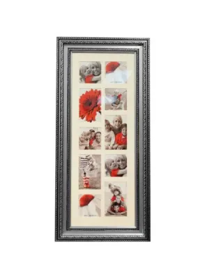 Antique Silver Collage Photo Frame (Available in a pack of 6)