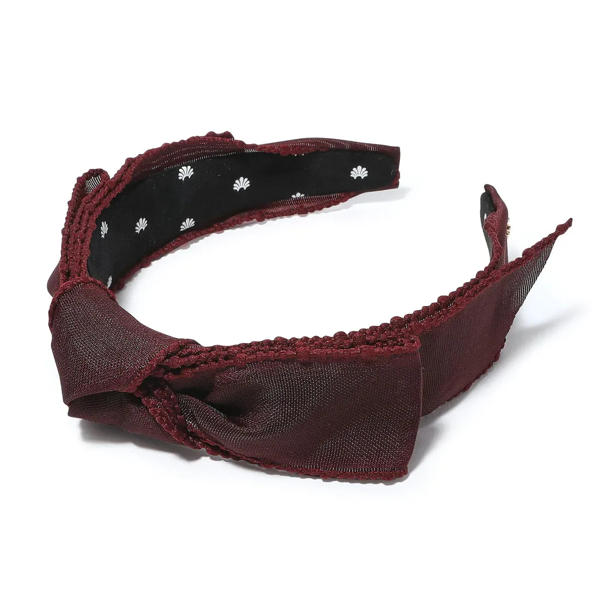 Aubergine Sheer Shirley Headband