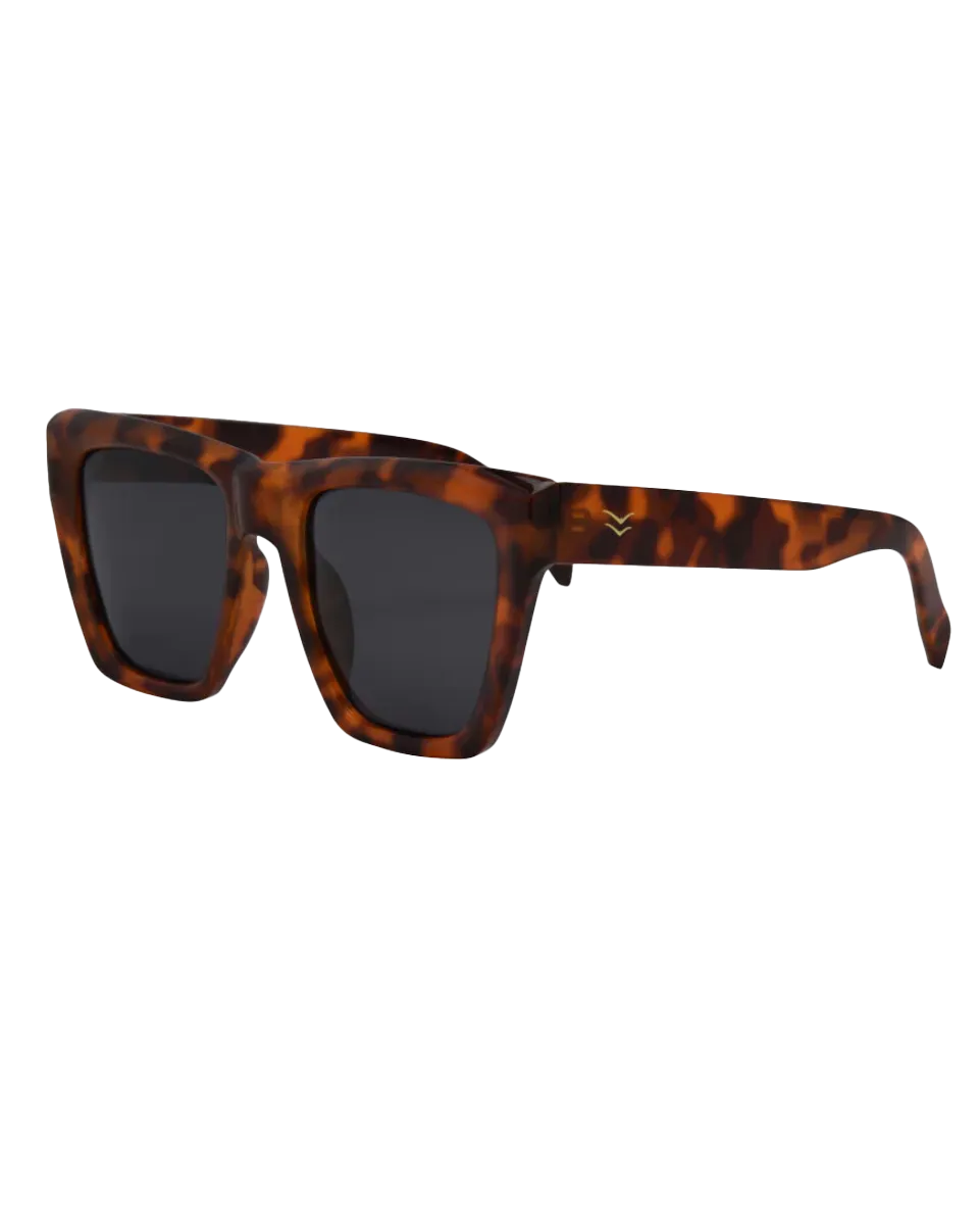 Ava Polarised Sunglasses in Tortoise & Brown