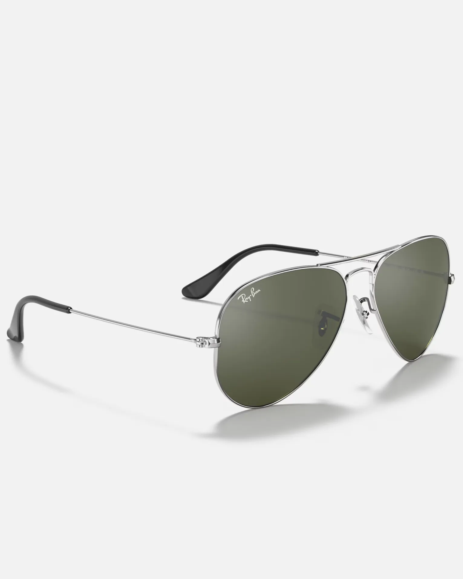 Aviator Metal Sunglasses in Sliver