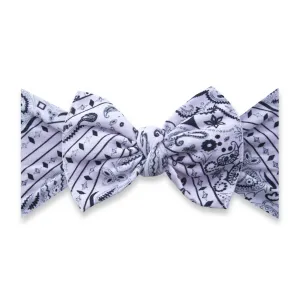 Baby Bling Bows PRINTED KNOT--Rosie Bandana