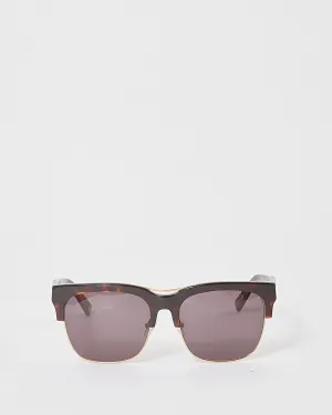 Balmain Tortoise BL7010 Gold Trim Wayfarer Sunglasses