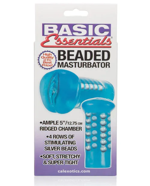 Basic Essentials Beaded Masturbator