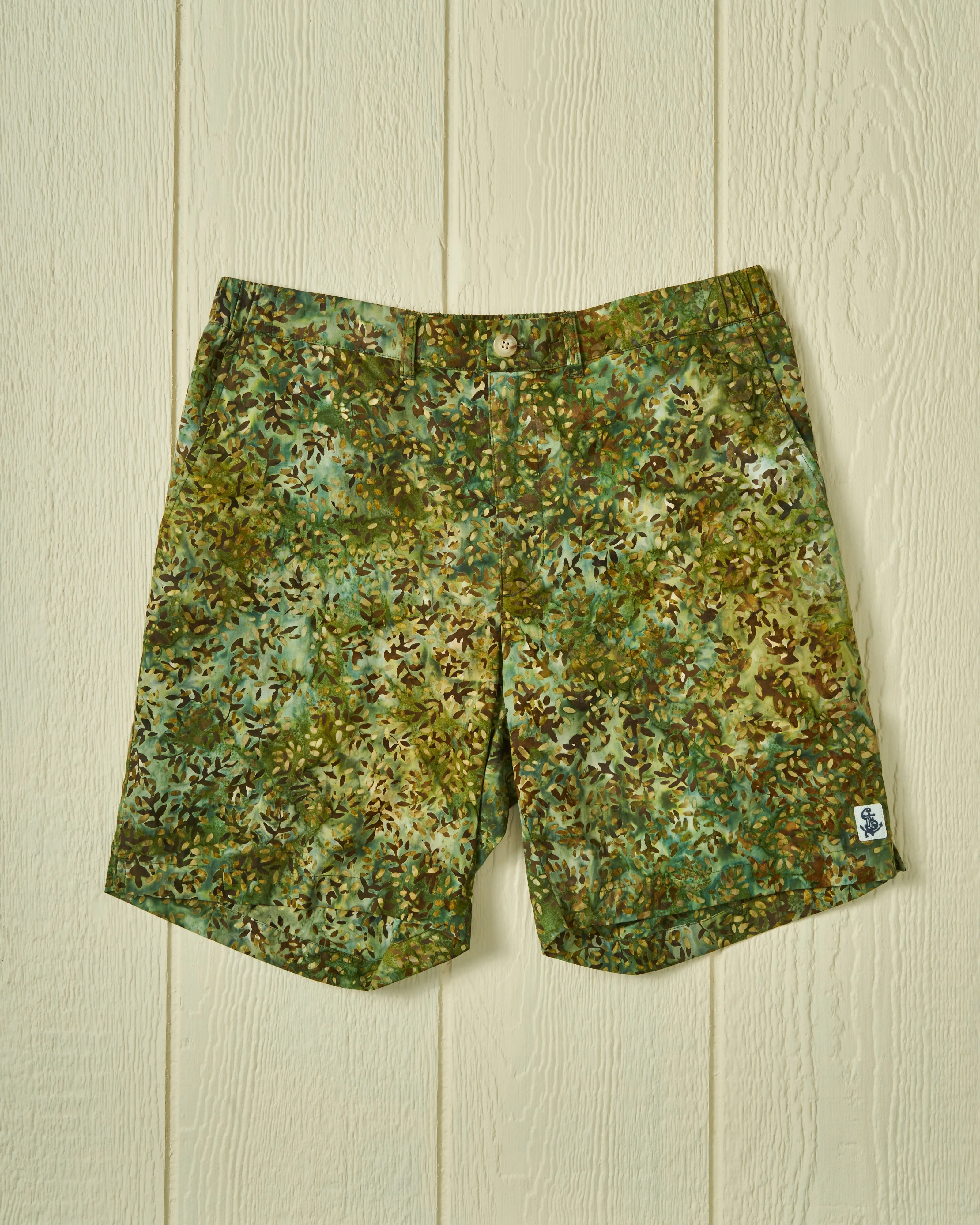 Batik Short in Moss