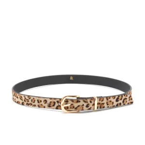 Bell & Fox Erina Waist Belt-Leopard Pony leather