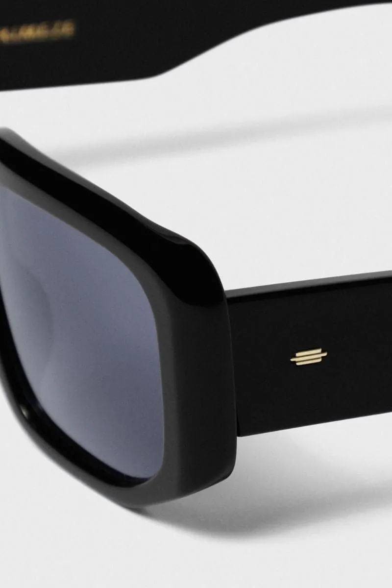 BLACK AMON OVERSIZED SUNGLASSES