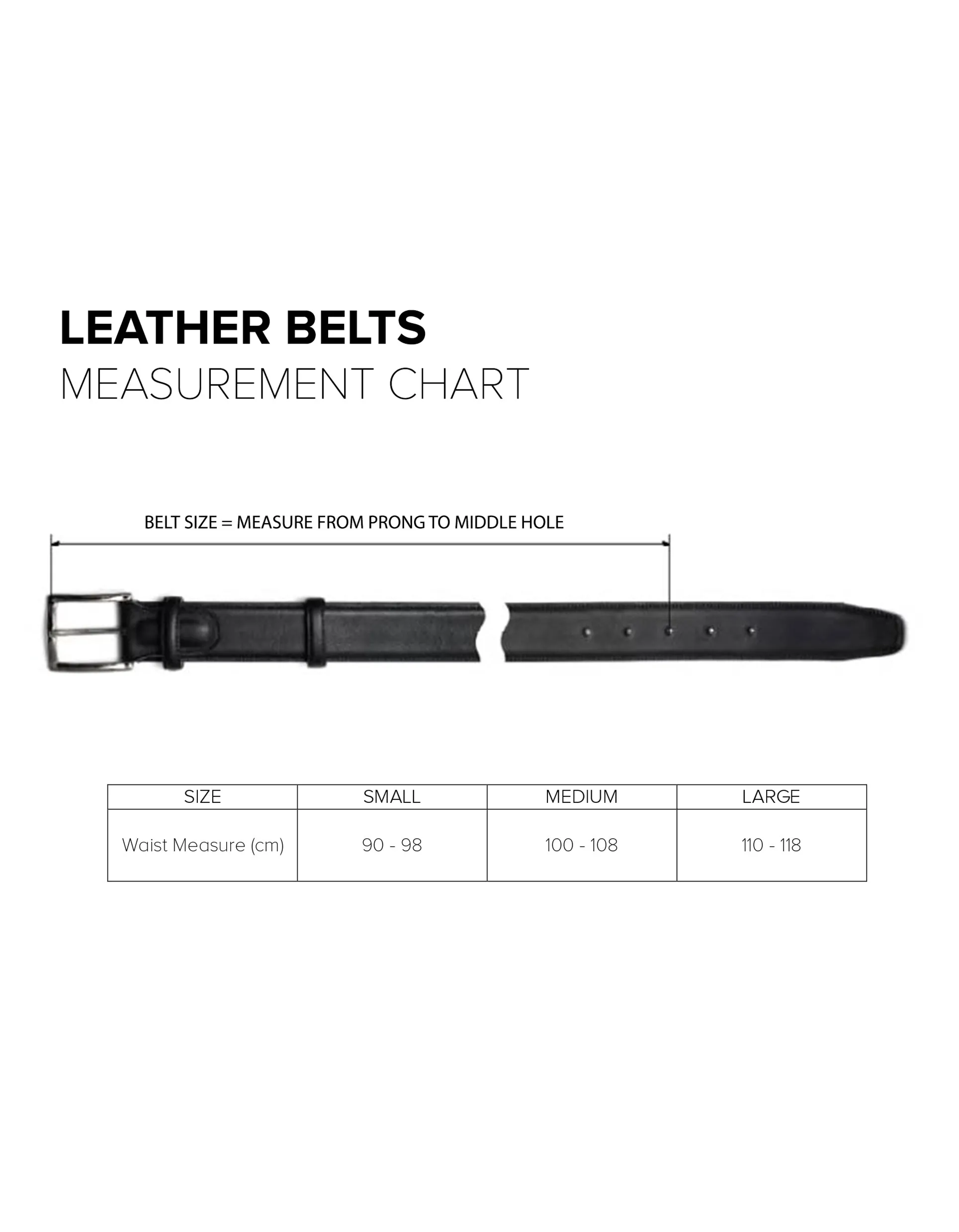 Black Leather Belt