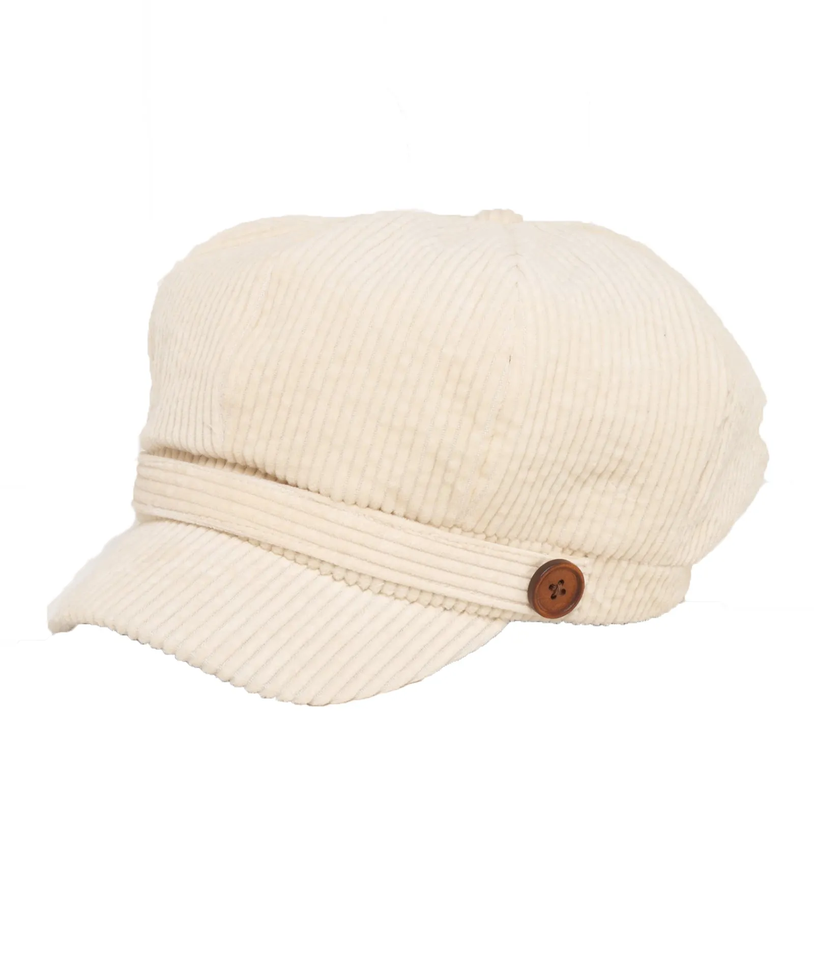 Brianna Corduroy Newsboy Cabbie Hat for Women