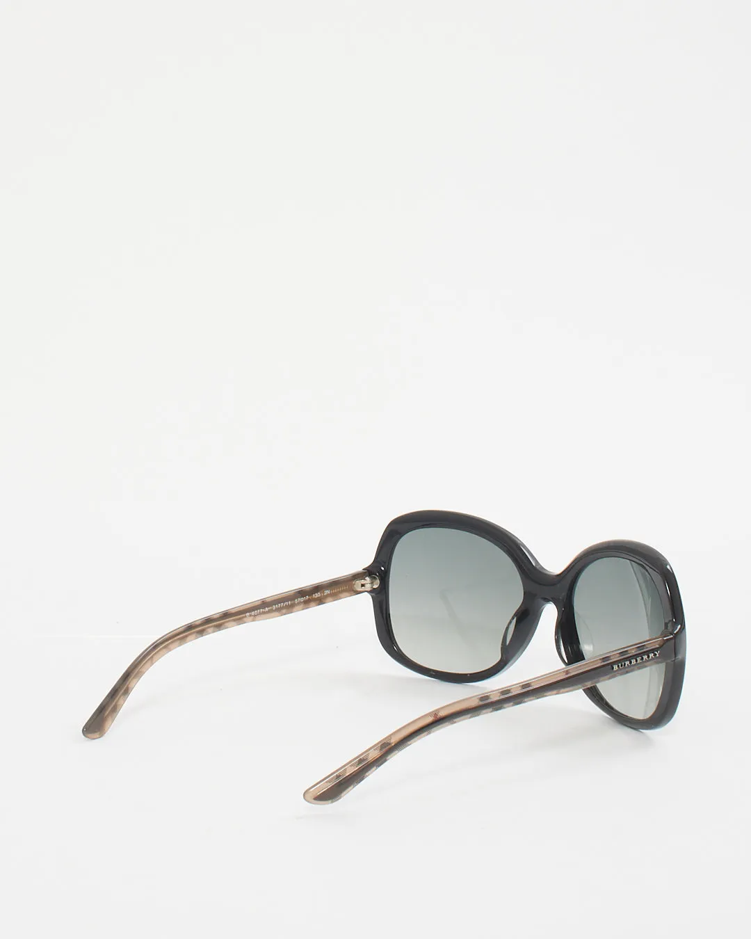 Burberry House Check Oversized Sunglasses