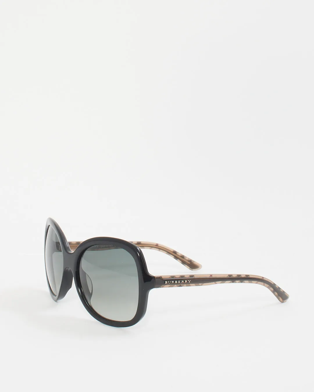 Burberry House Check Oversized Sunglasses