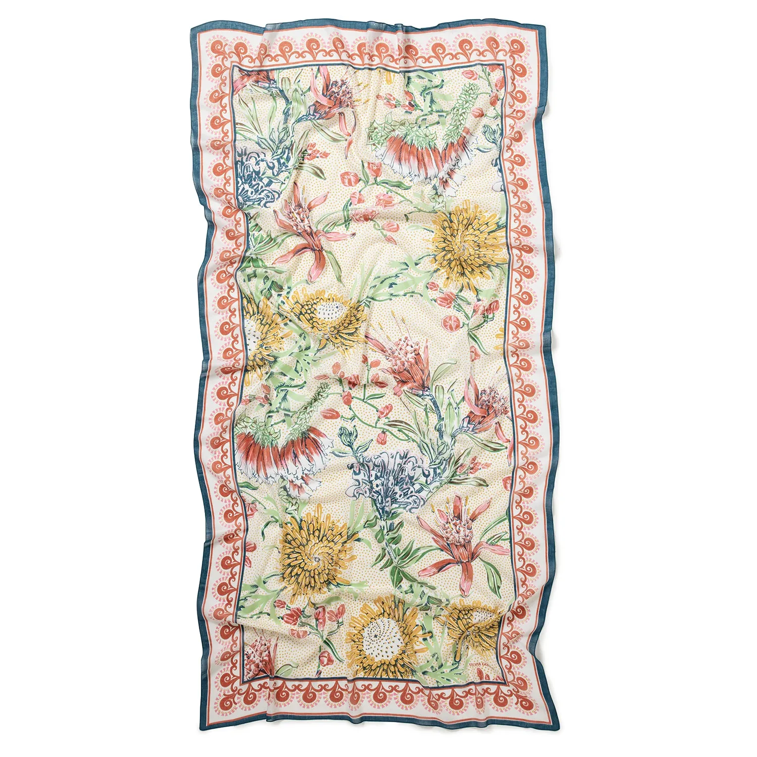 Bush Blossom Rose Sarong