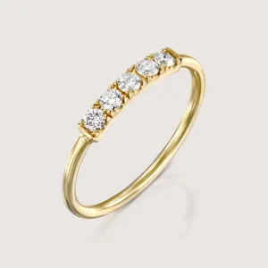 Candy Gold Ring White Diamonds