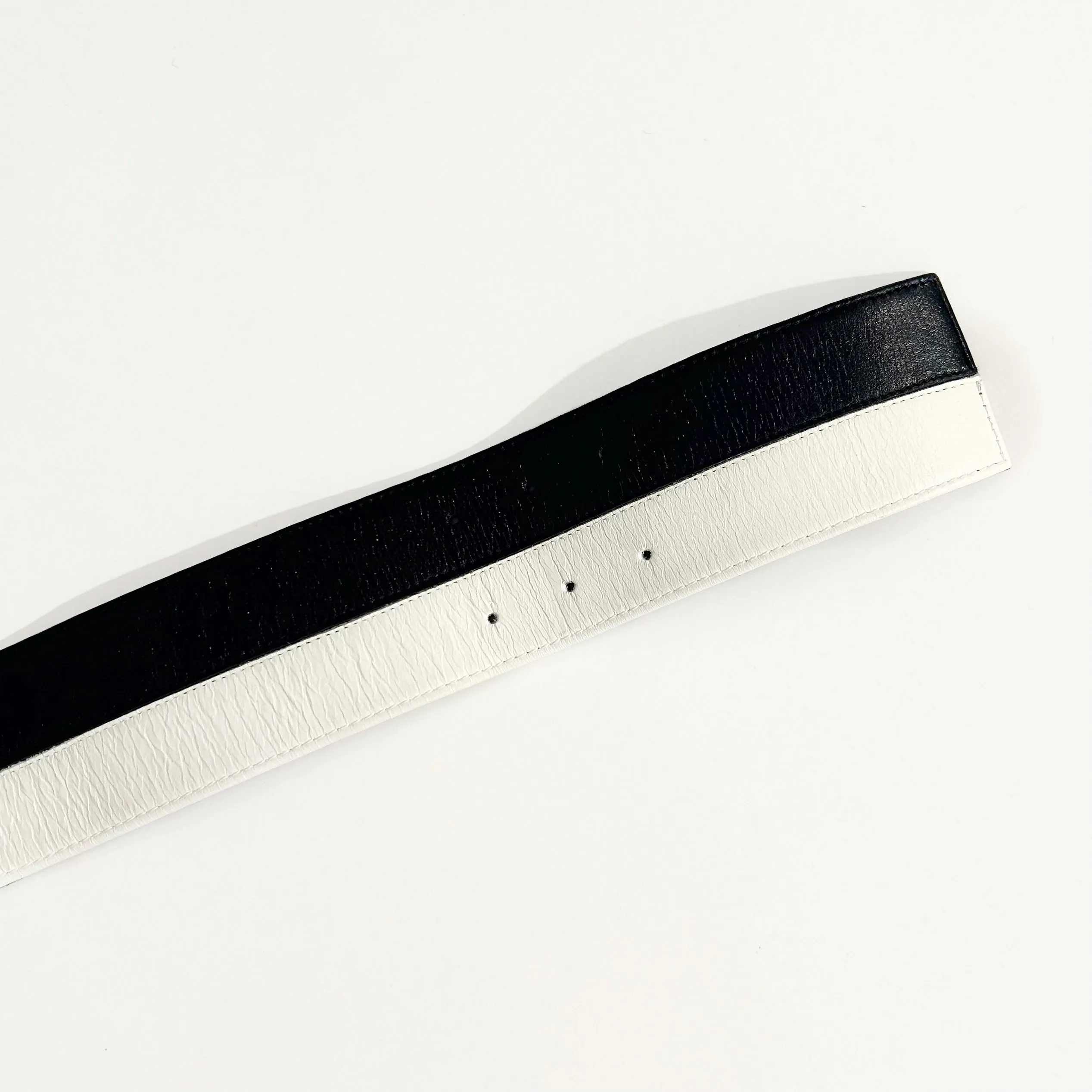 Chanel 1995 Black & White Belt