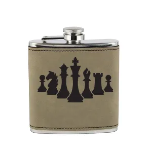 Chess Pieces Flask