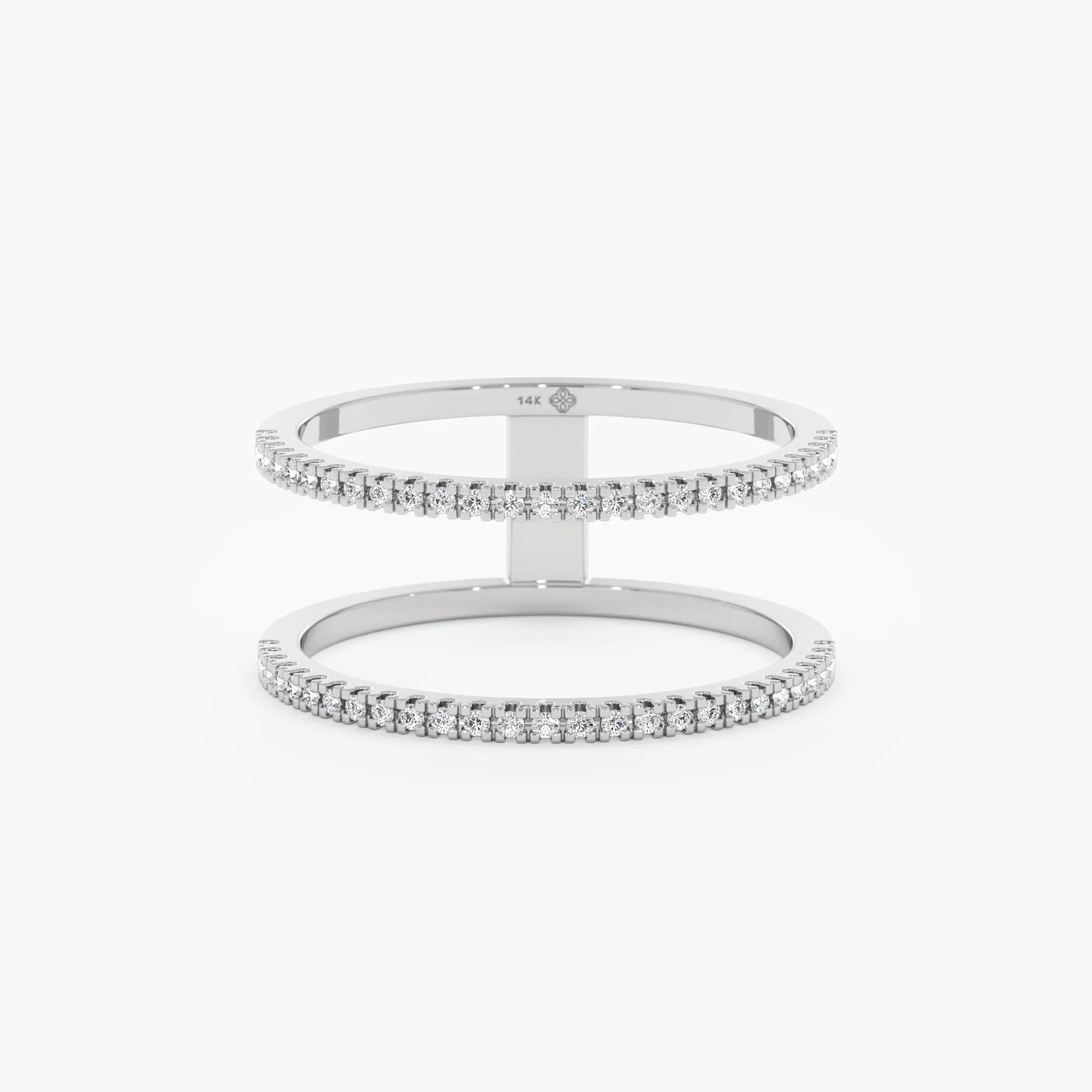 Double Line Diamond Ring, Makenna