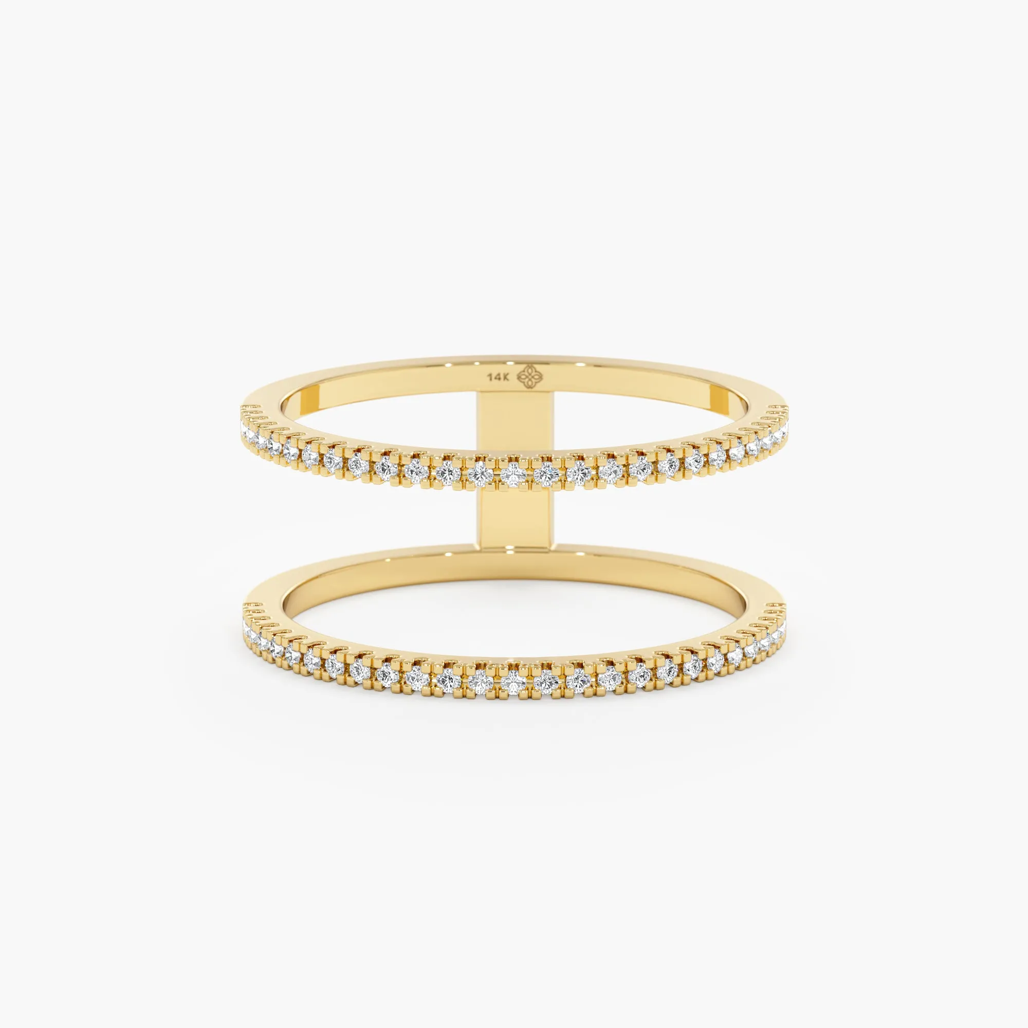 Double Line Diamond Ring, Makenna