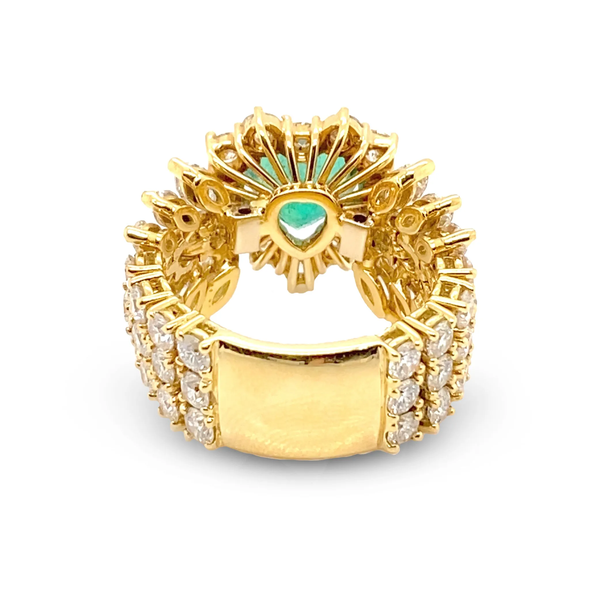 Emerald Heart Ring