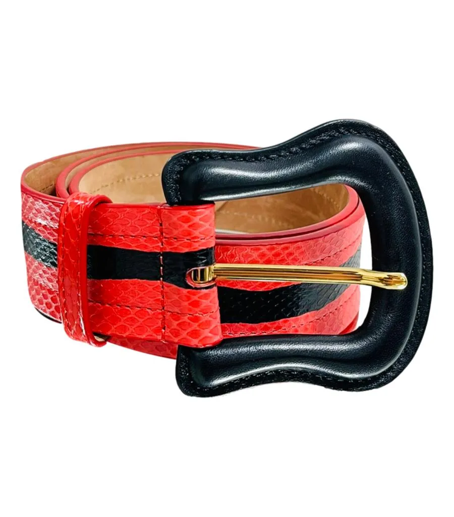 Fendi Python Skin Belt