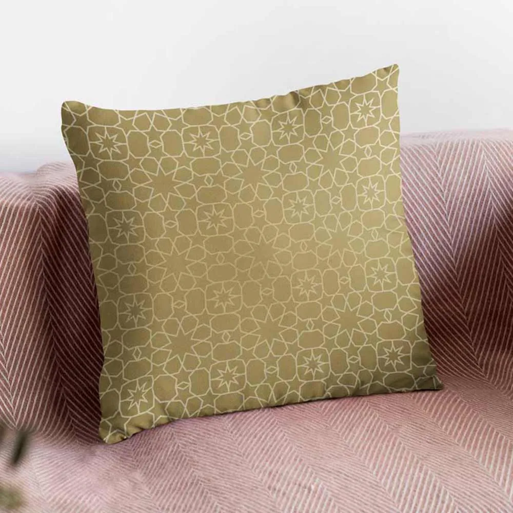 Geometric shapes cushion cover