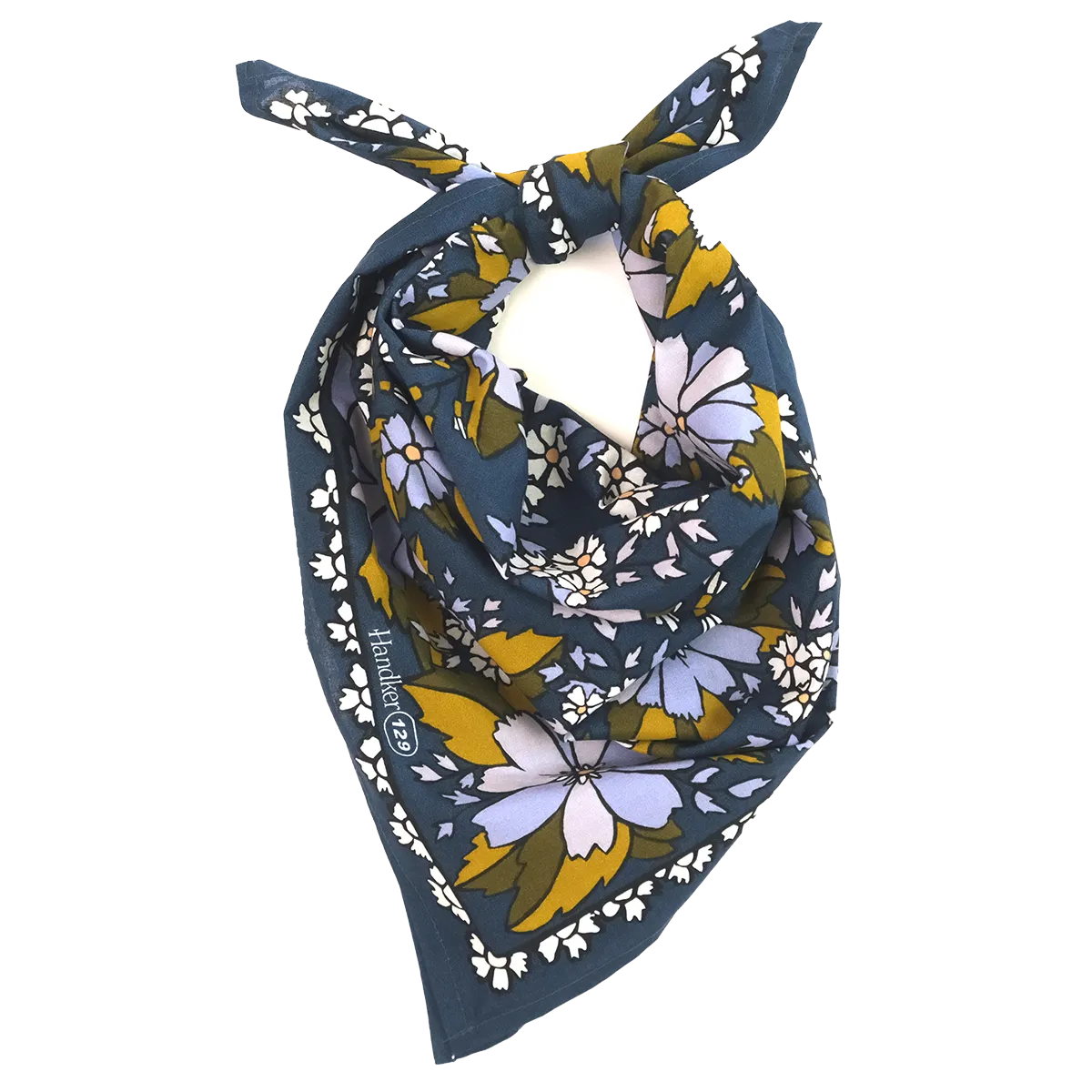 Handker Bandana: Chicory Bandana No. 129