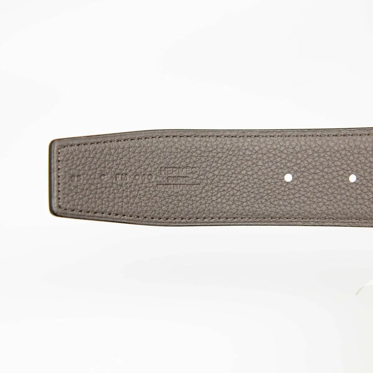 Hermes Noir Swift Constance H Belt 95