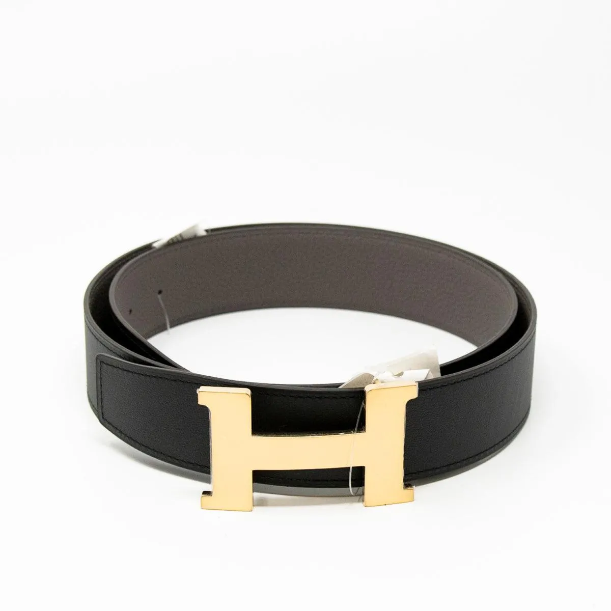 Hermes Noir Swift Constance H Belt 95