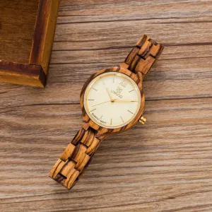 Hot Fashion UWOOD Brand Watches New Luxury Imitation Wooden Watch Women Natural Vintage Quartz Wood Dress Watch Clock