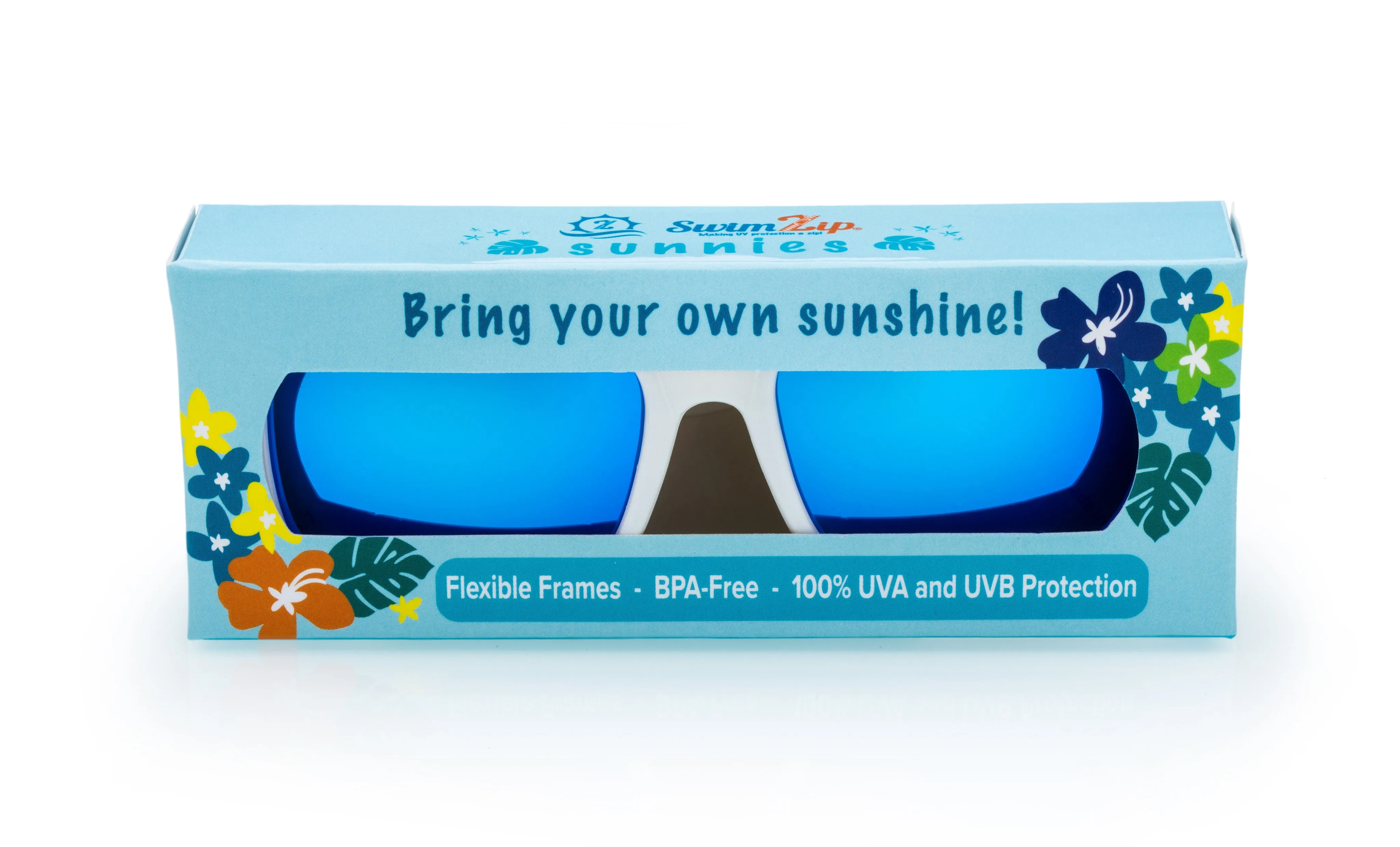 Kids Wayfarer Sunglasses - White