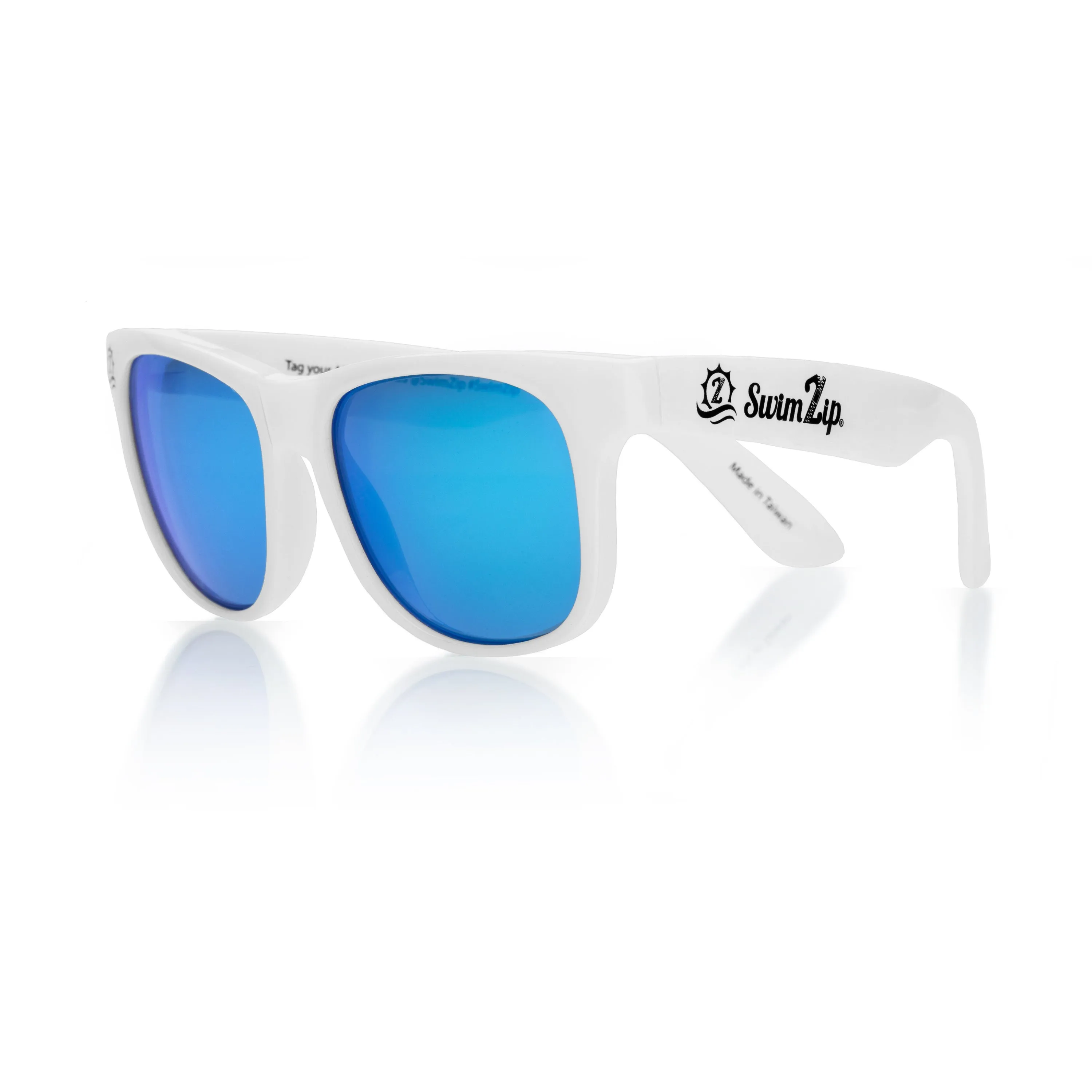 Kids Wayfarer Sunglasses - White