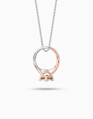 LVC Charmes Love Journey Carita Mini Ring Diamond Pendant