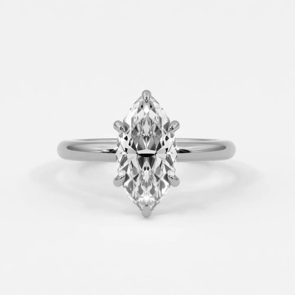 Marquise Diamond Engagement Rings