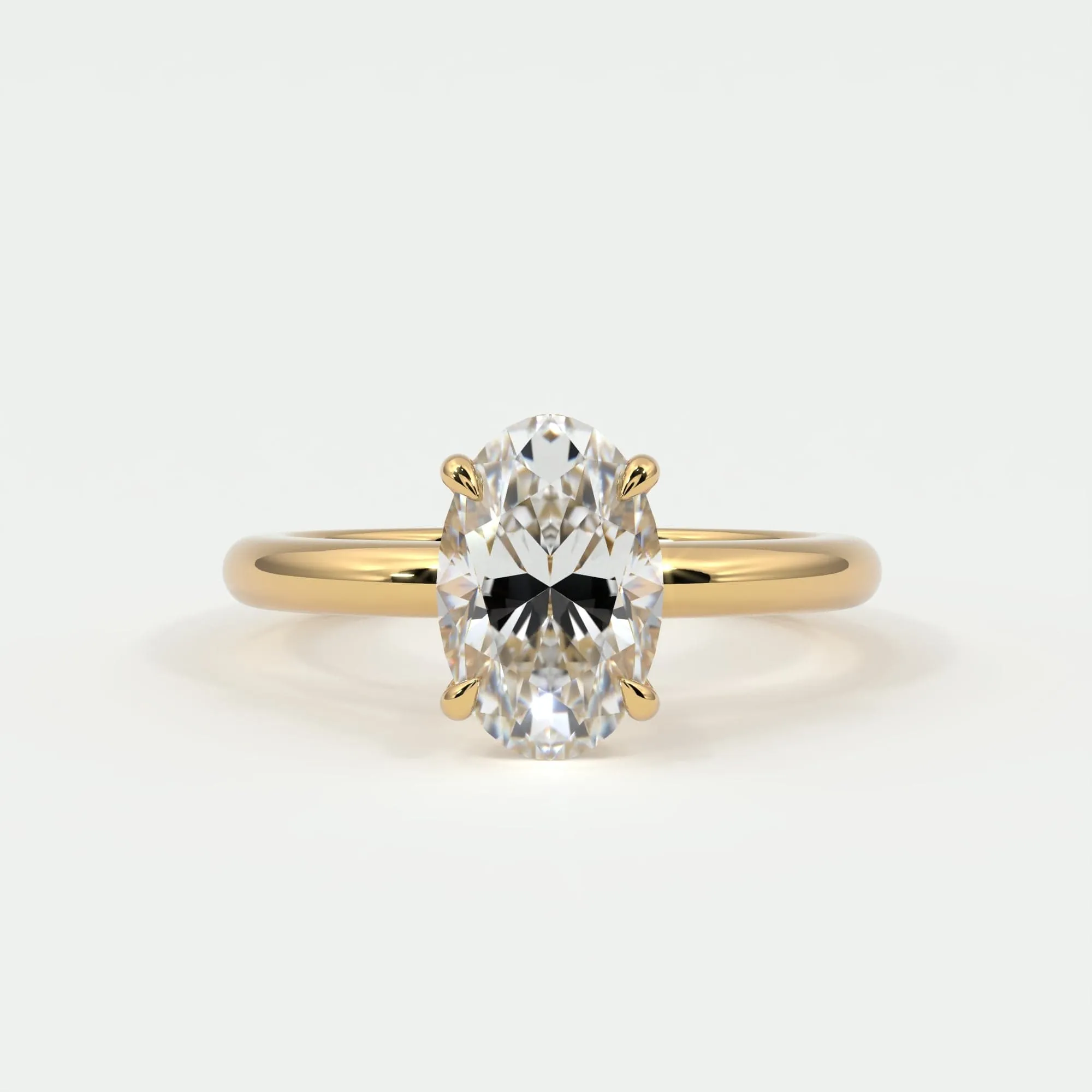 Oval Diamond Engagement Rings