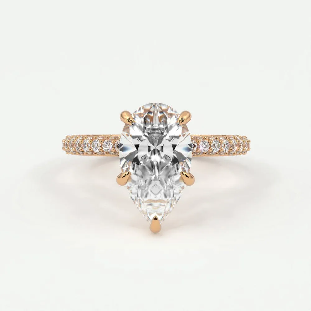 Pear Diamond Engagement Rings