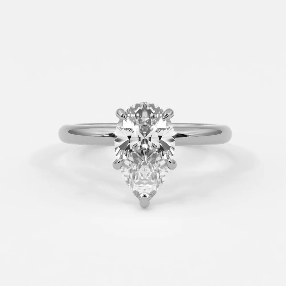 Pear Diamond Engagement Rings