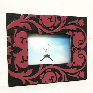 Picture Frame Pink Damask