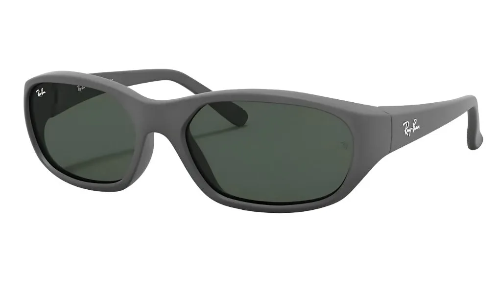 Ray-Ban Daddy-O Sunglasses - Rubber Black/Dark Green