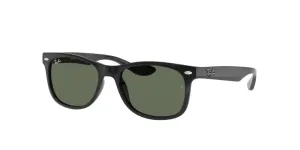 Ray-Ban Junior New Wayfarer Non-Polarized Sunglasses - Black/Dark Green