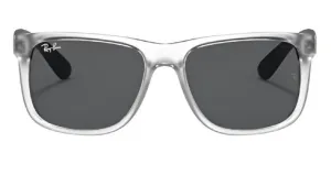 Ray-Ban Justin Polarized Sunglasses - Transparent/Dark Gray