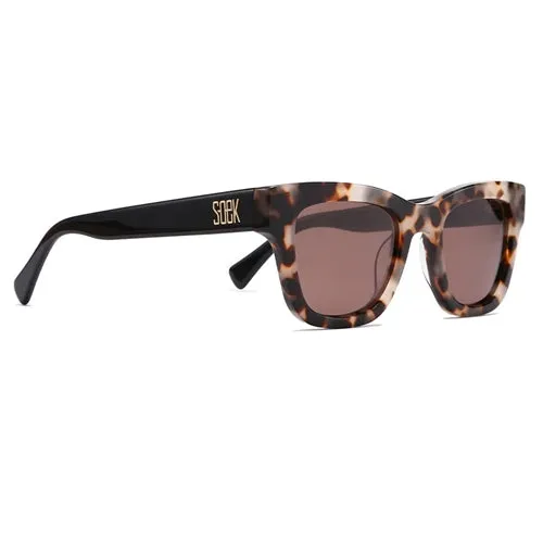 Soek Sunglasses - Collide Sandstone -Bio Acetate Tortoise Frame