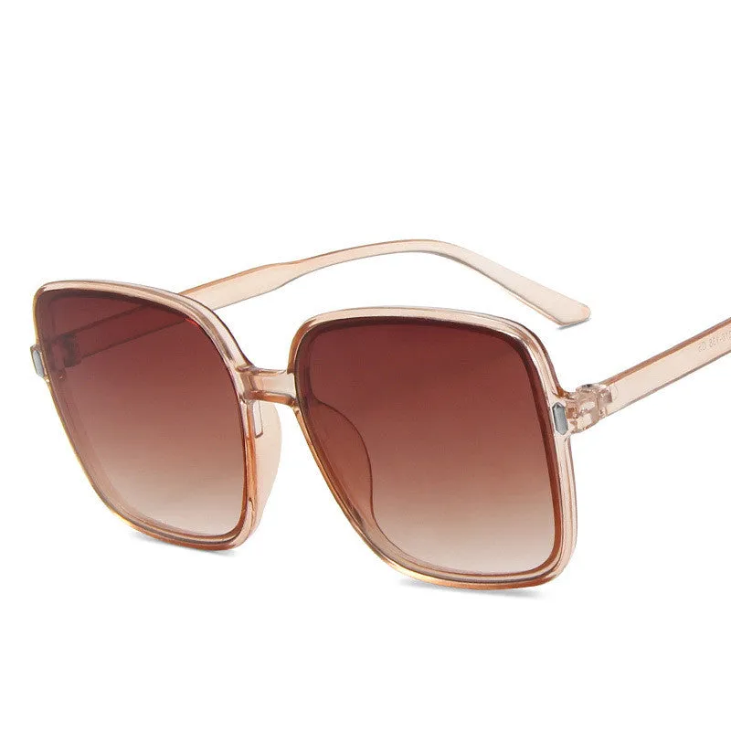 Statement Style Oversized Square Rice Nail Sunglasses, lioness-love