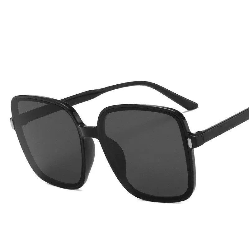 Statement Style Oversized Square Rice Nail Sunglasses, lioness-love