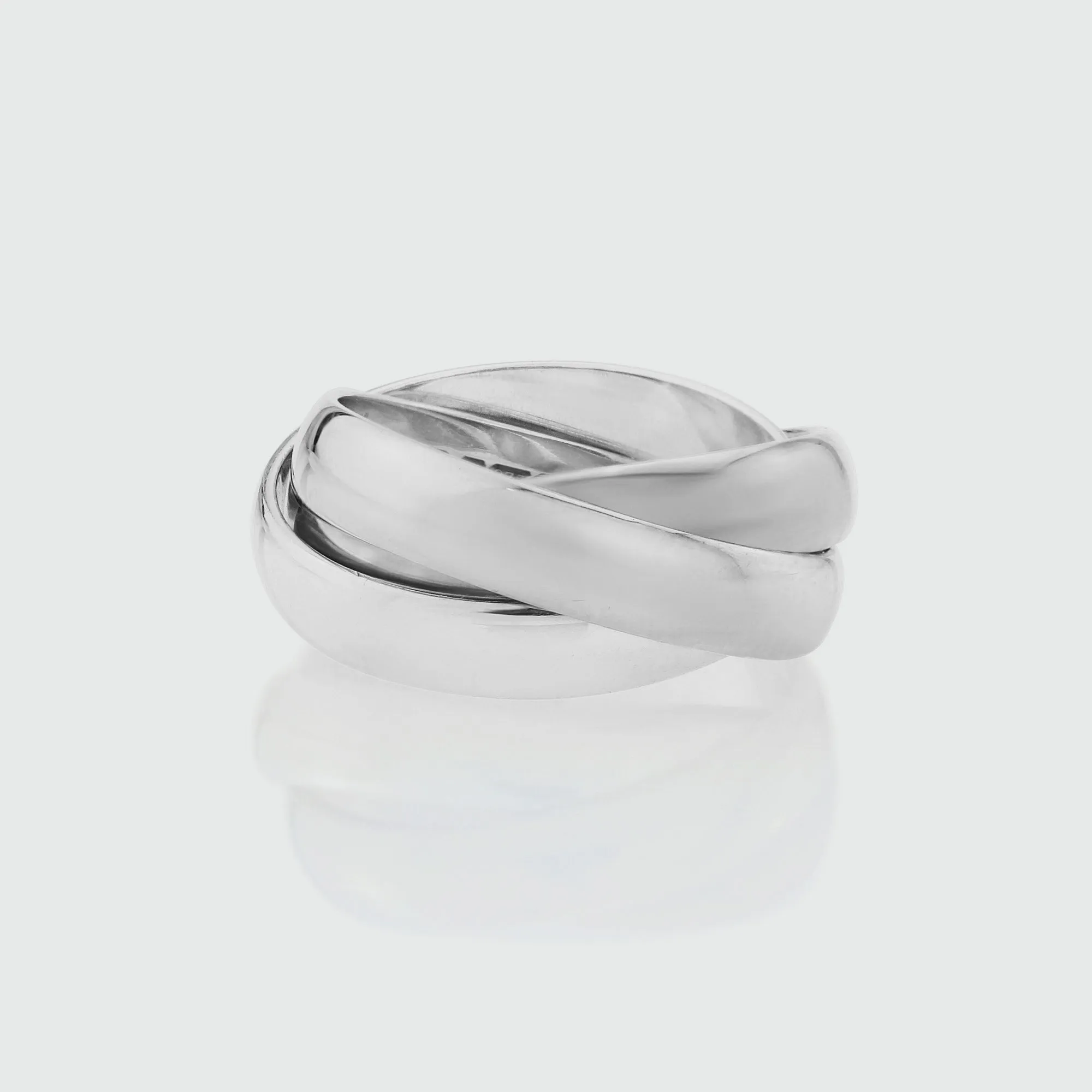 Walton White Gold Russian Wedding Ring 4mm