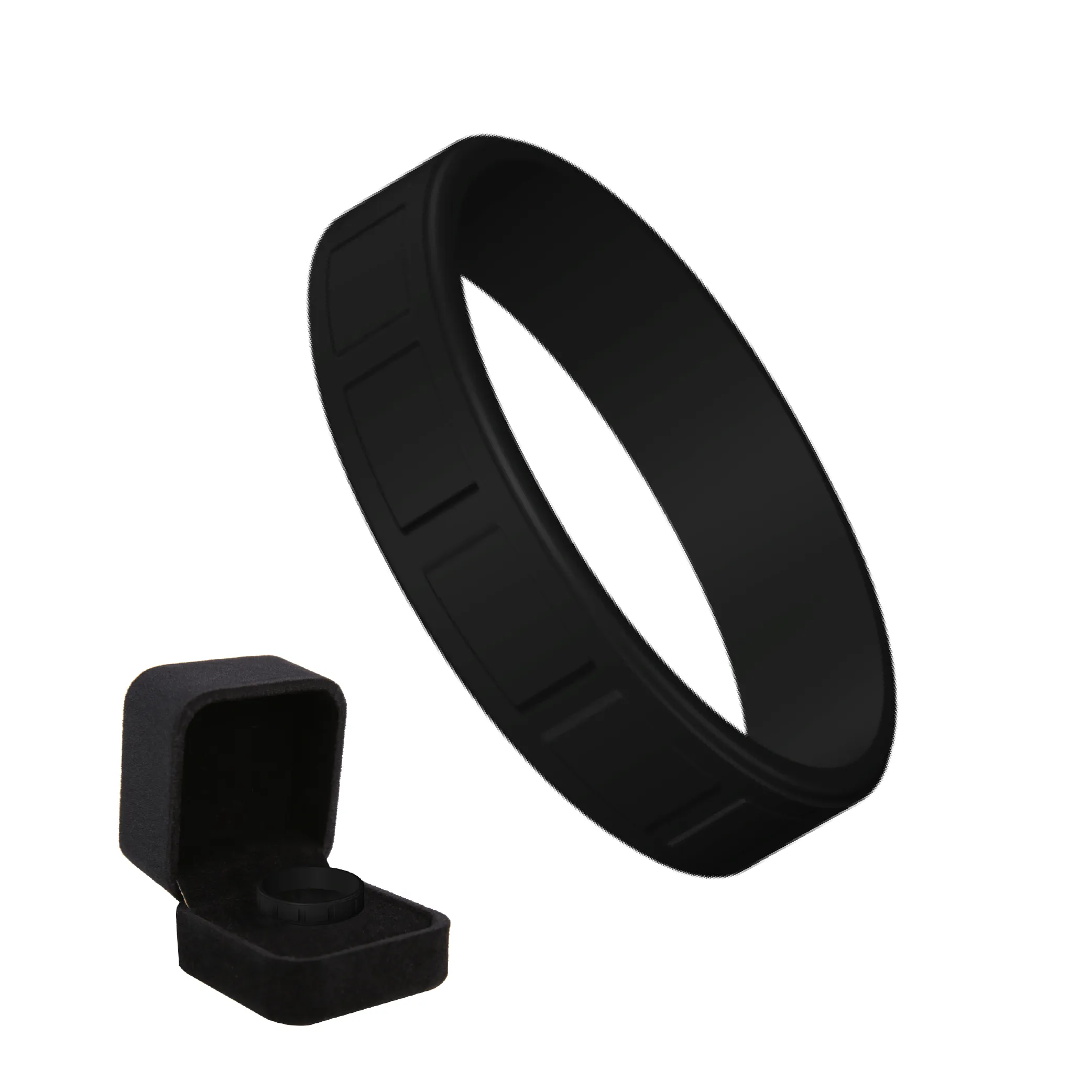 WildFire Square Silicone Ring   Ring Box