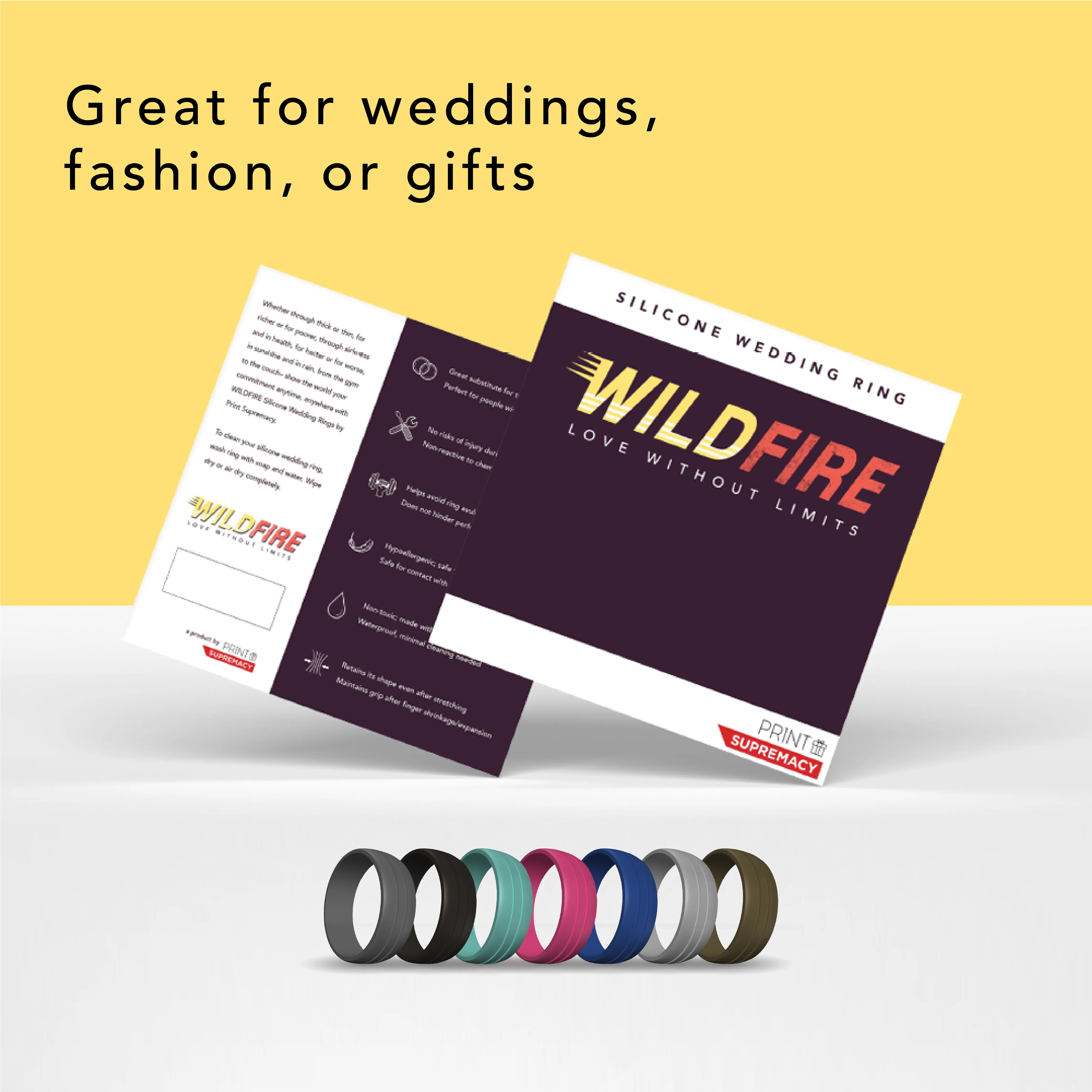 WildFire Thick Silicone Ring