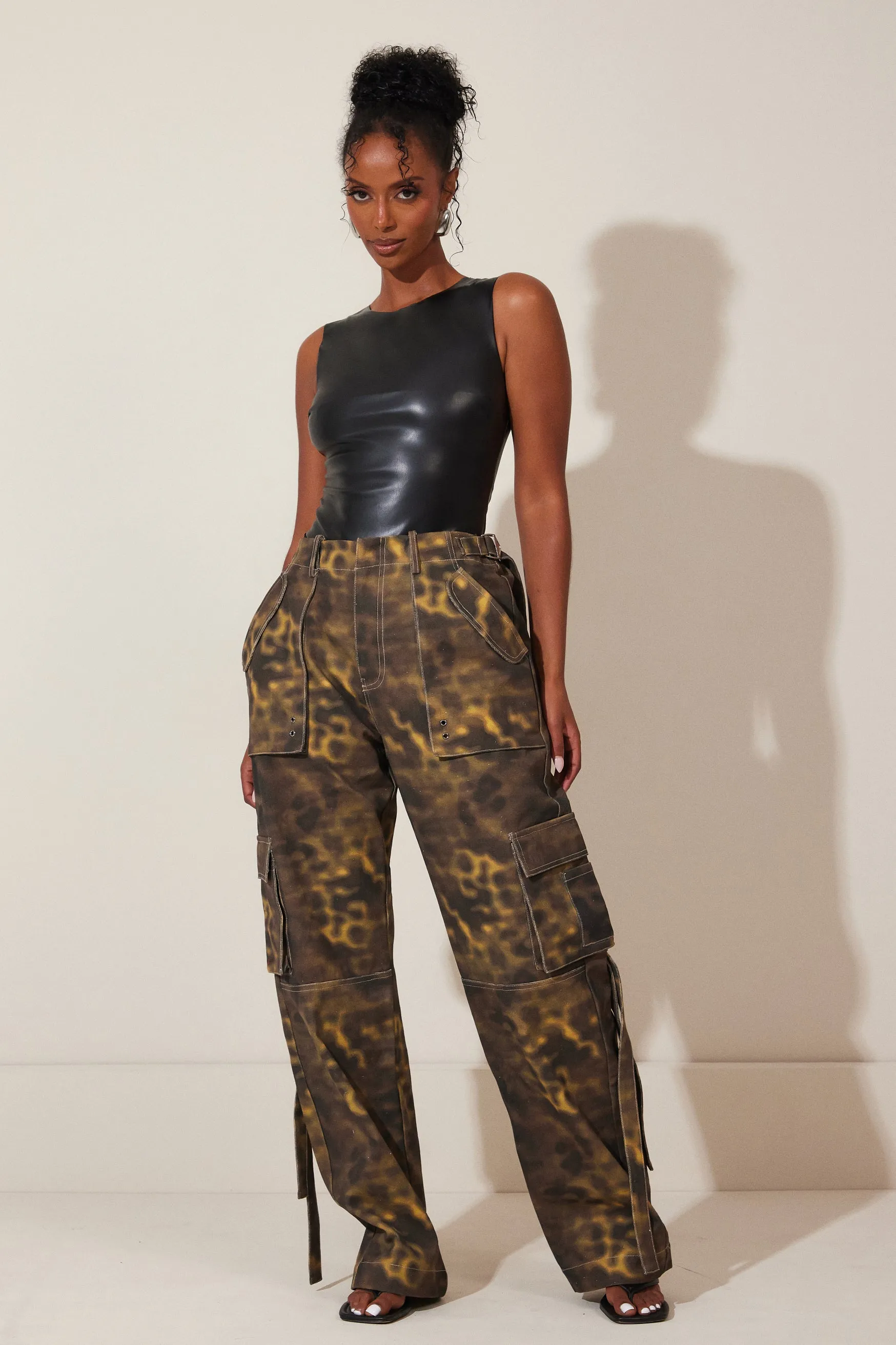 Zayla Cargos - Light Print